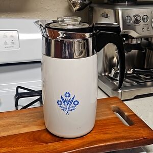 Corning Ware 10 Cup Electric Coffee Pot Maker Percolator with Cord